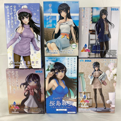 【中古】【未開封】【セット】「青春ブタ野郎はバニーガール先輩の夢を見ない」桜島麻衣 フィギュア 6種セット＜フィギュア＞（代引き不可）...