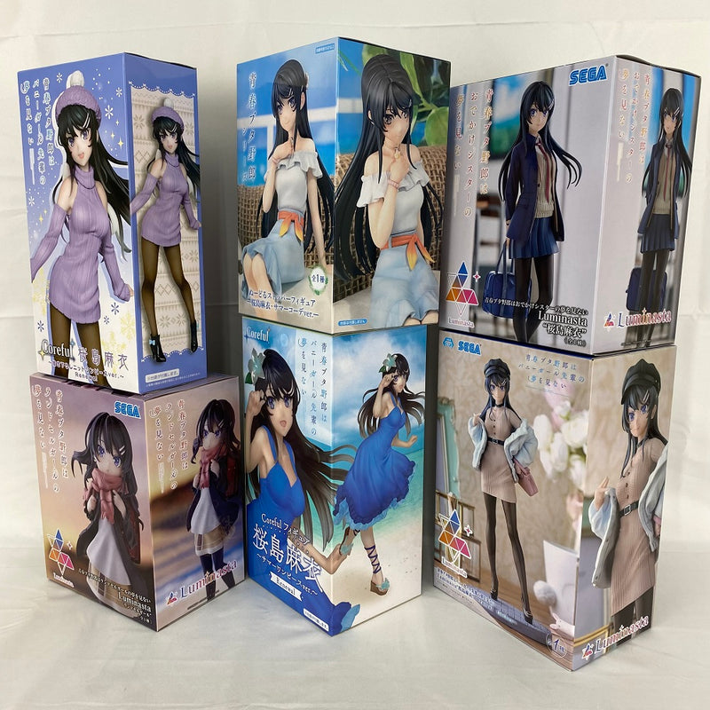 【中古】【未開封】【セット】「青春ブタ野郎はバニーガール先輩の夢を見ない」桜島麻衣 フィギュア 6種セット＜フィギュア＞（代引き不可）6541