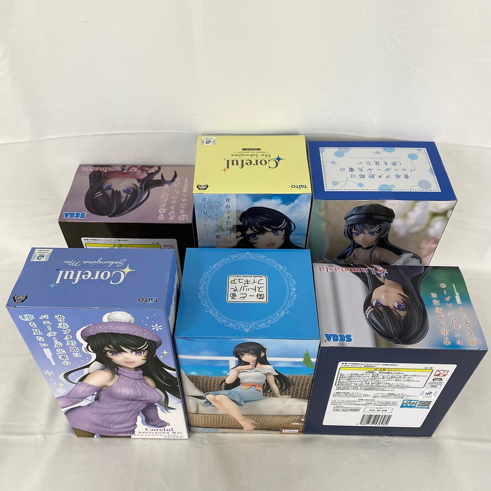 【中古】【未開封】【セット】「青春ブタ野郎はバニーガール先輩の夢を見ない」桜島麻衣 フィギュア 6種セット＜フィギュア＞（代引き不可）6541