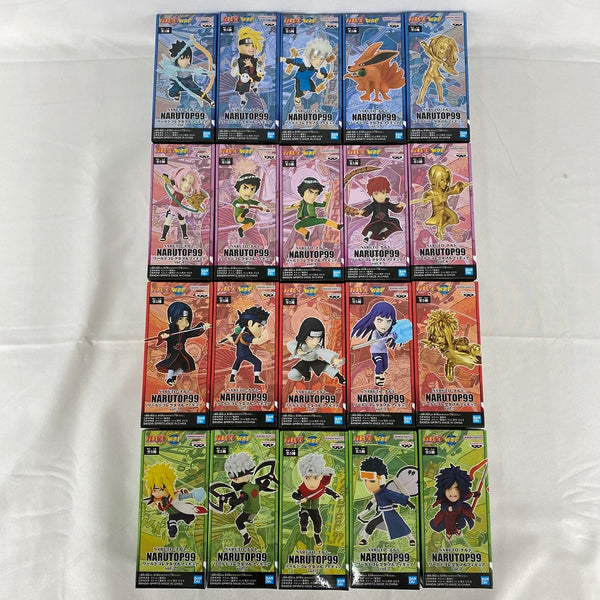 【中古】【未開封】【セット】「NARUTO-ナルト-　NARUTOP99　ワールドコレクタブルフィギュアvol.2~5」の全5種４セット 計20個セット＜フィギュア＞（代引き不可）6541