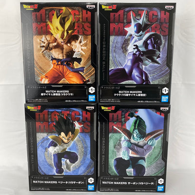 【中古】【未開封】【セット】 「ドラゴンボールZ」 MATCH MAKERS 超サイヤ人 孫悟空VSクウラ ベジータVSザーボン 4...