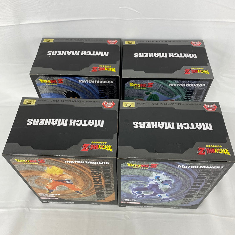 【中古】【未開封】【セット】 「ドラゴンボールZ」 MATCH MAKERS 超サイヤ人 孫悟空VSクウラ  ベジータVSザーボン 4種セット＜フィギュア＞（代引き不可）6541