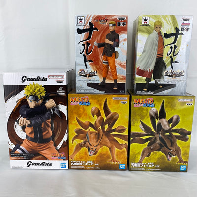 【中古】【未開封】【セット】「NARUTO-ナルト- 疾風伝」うずまきナルト・九喇嘛フィギュア 5種セット＜フィギュア＞（代引き不可）...