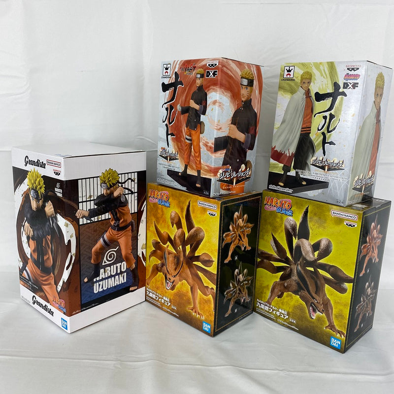 【中古】【未開封】【セット】「NARUTO-ナルト- 疾風伝」うずまきナルト・九喇嘛フィギュア 5種セット＜フィギュア＞（代引き不可）6541