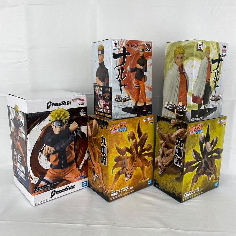 【中古】【未開封】【セット】「NARUTO-ナルト- 疾風伝」うずまきナルト・九喇嘛フィギュア 5種セット＜フィギュア＞（代引き不可）6541