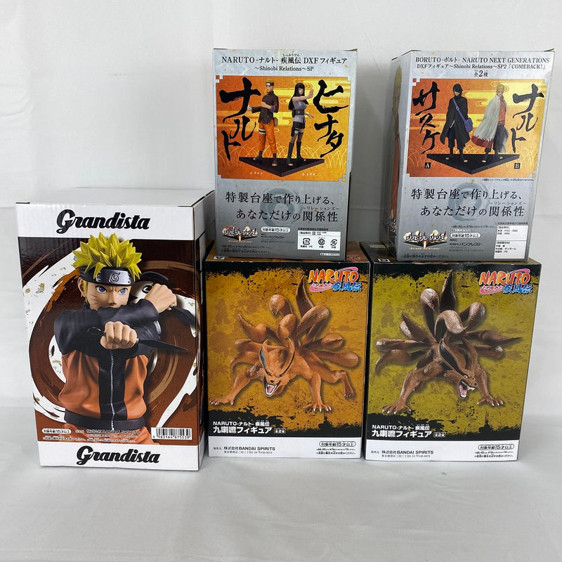 【中古】【未開封】【セット】「NARUTO-ナルト- 疾風伝」うずまきナルト・九喇嘛フィギュア 5種セット＜フィギュア＞（代引き不可）6541