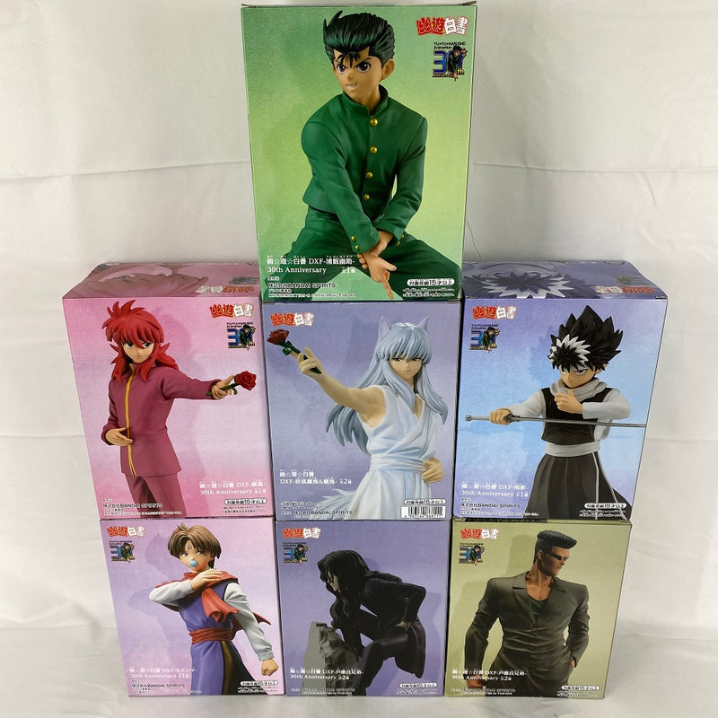 【中古】【未開封】【セット】「幽☆遊☆白書」 DXF 30th Anniversary フィギュア 7種セット＜フィギュア＞（代引き不可）6541