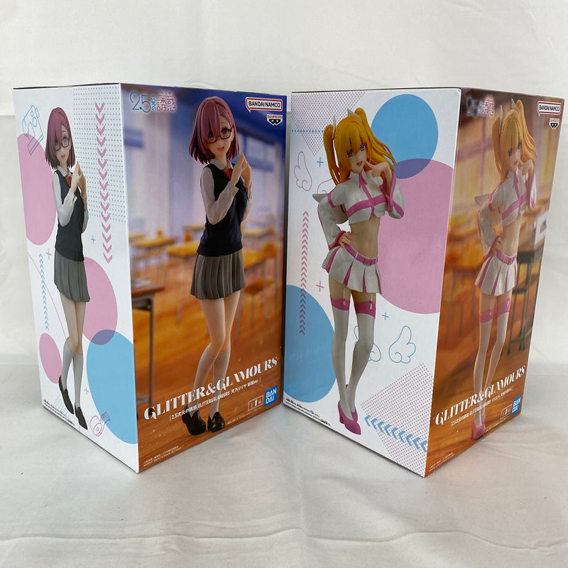 【中古】【未開封】【セット】 「2.5次元の誘惑」 GLITTER＆GLAMOURS 「天乃リリサ 制服ver.」「リリエル 天使衣装ver.」2種セット ＜フィギュア＞（代引き不可）6541