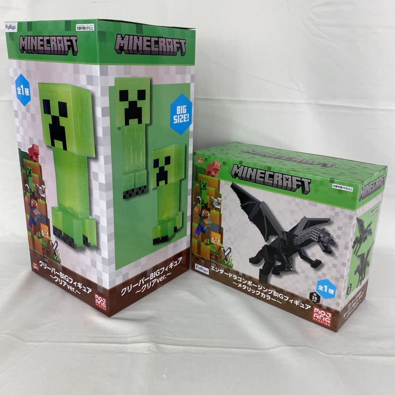 【中古】【未開封】【セット】「MINECRAFT -マインクラフト-」クリーパー＆エンダードラゴン＜フィギュア＞（代引き不可）6541