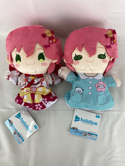 【中古】【未開封】【セット】全2種セット さくらみこパペットぬいぐるみ 「バーチャルYoutuber ホロライブプロダクション」＜おも...