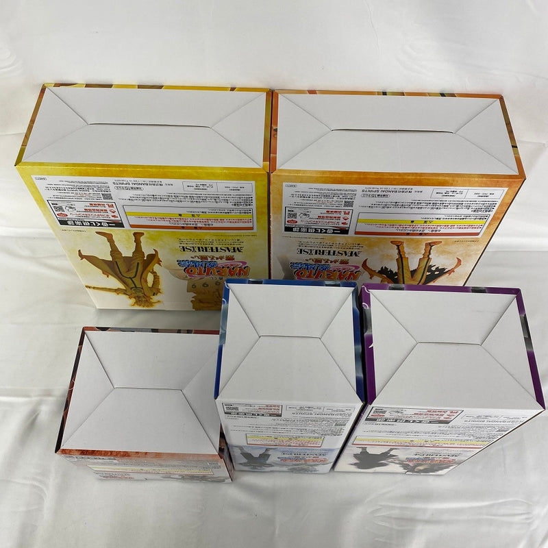 【中古】【未開封】【セット】 「一番くじ NARUTO-ナルト- 疾風伝 繋がる思い」 MASTERLISE  千手柱間＆千手扉間＆波風ミナト＆うずまきナルト＆うちはマダラ＜フィギュア＞（代引き不可）6541