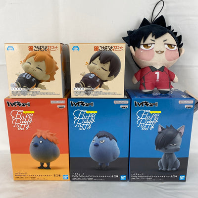 【中古】【未開封】【セット】ハイキュー!!まんぷくごちそうさマスコットミニフィギュアVol.1＆Fluffy Puffy＆ちょぴぬい2...