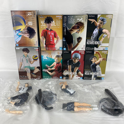 【中古】【未開封】【セット】ハイキュー!!及川徹＆黒尾鉄朗＆孤爪研磨＆宮侑＆北信介＆木兎光太郎＆赤葦京治 フィギュアセット＜フィギュア...