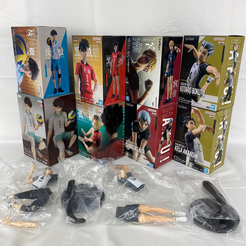 【中古】【未開封】【セット】ハイキュー!!及川徹＆黒尾鉄朗＆孤爪研磨＆宮侑＆北信介＆木兎光太郎＆赤葦京治 フィギュアセット＜フィギュア＞（代引き不可）6541