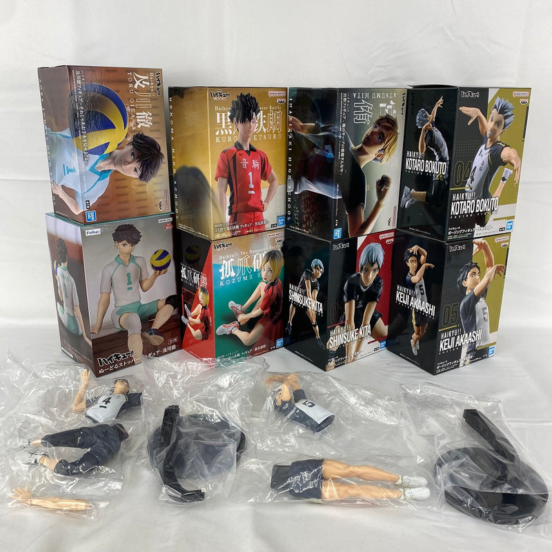 【中古】【未開封】【セット】ハイキュー!!及川徹＆黒尾鉄朗＆孤爪研磨＆宮侑＆北信介＆木兎光太郎＆赤葦京治 フィギュアセット＜フィギュア＞（代引き不可）6541