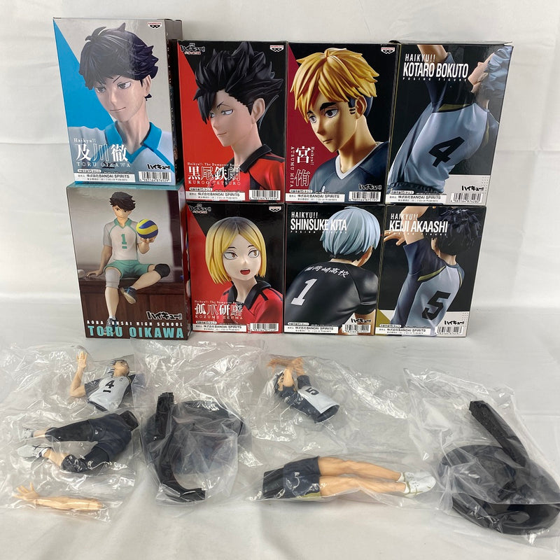 【中古】【未開封】【セット】ハイキュー!!及川徹＆黒尾鉄朗＆孤爪研磨＆宮侑＆北信介＆木兎光太郎＆赤葦京治 フィギュアセット＜フィギュア＞（代引き不可）6541