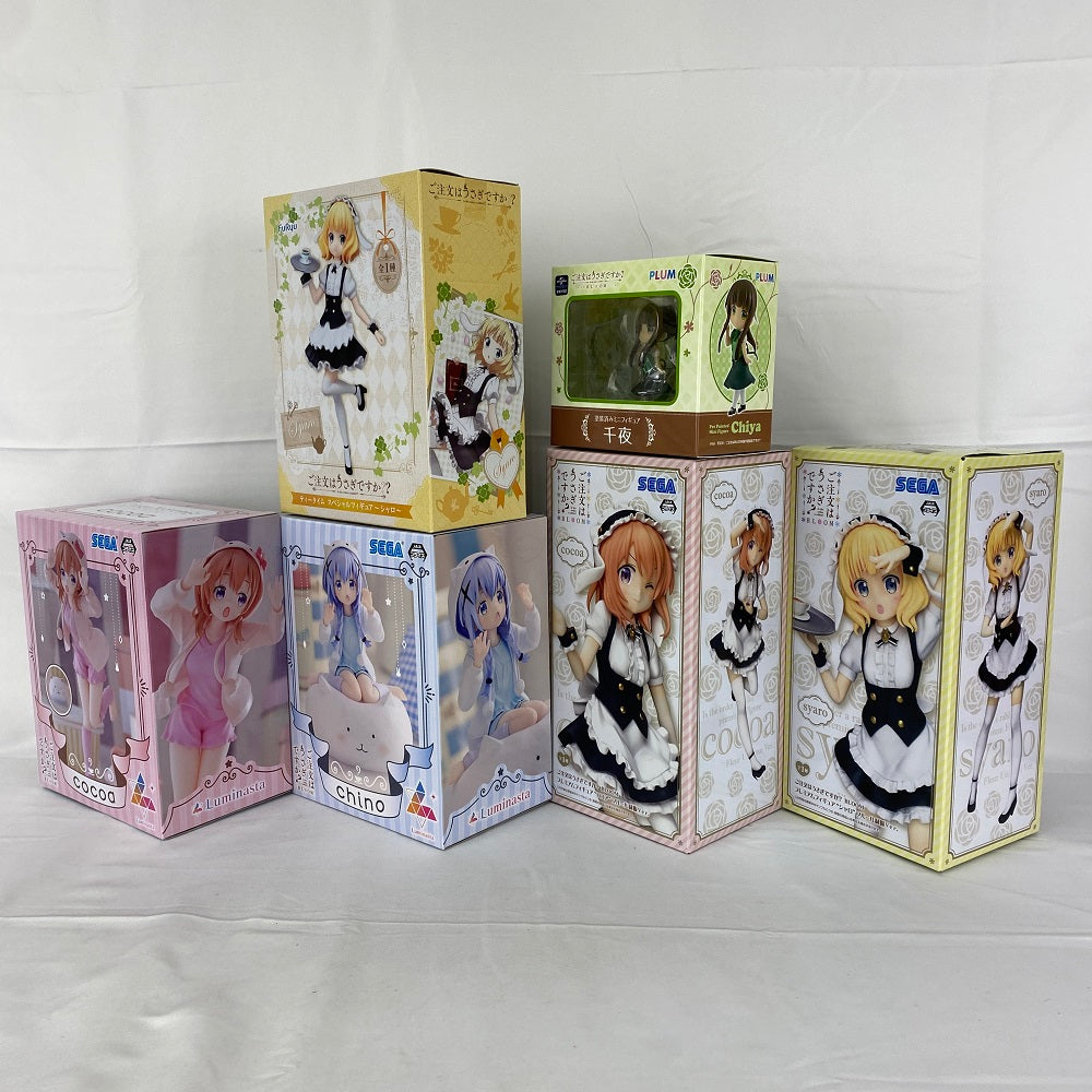 中古】【未開封】【セット】 「ご注文はうさぎですか? 」フィギュア 6