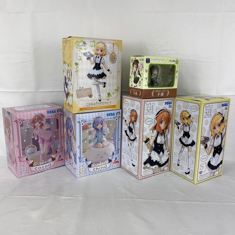 中古】【未開封】【セット】 「ご注文はうさぎですか? 」フィギュア 6