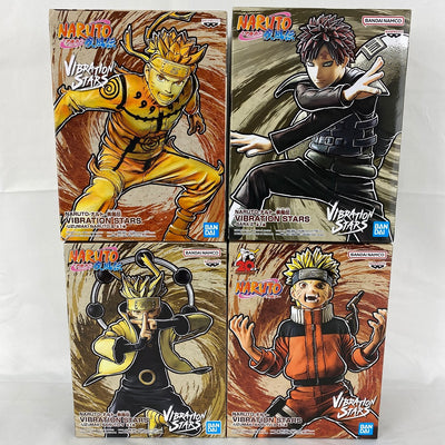 【中古】【未開封】【セット】「NARUTO-ナルト- 疾風伝」VIBRATION STARS 「うずまきナルト」「我愛羅」4種セット＜...