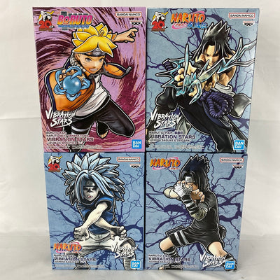 【中古】【未開封】【セット】「NARUTO-ナルト- 疾風伝」VIBRATION STARS 「うずまきボルト」「うちはサスケ」4種セ...