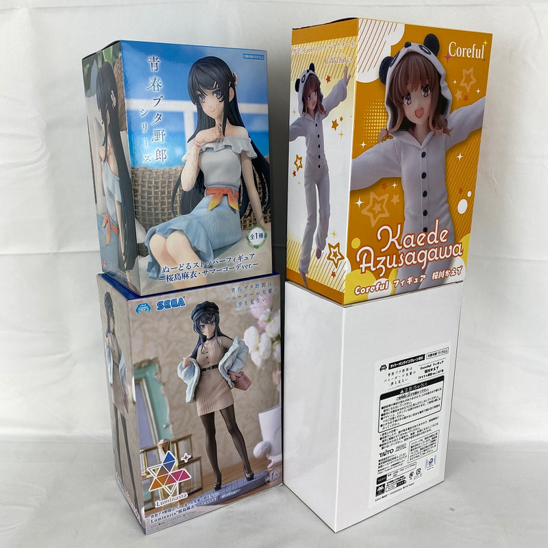 【中古】【未開封】【セット】「青春ブタ野郎はバニーガール先輩の夢を見ない」桜島麻衣/梓川かえで 4種セット＜フィギュア＞（代引き不可）6541