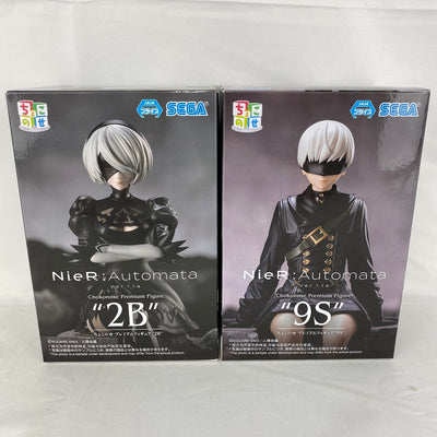 【中古】【未開封】【セット】 「NieR：Automata Ver1.1a」 ちょこのせプレミアムフィギュア “2B/9S” 2種セッ...