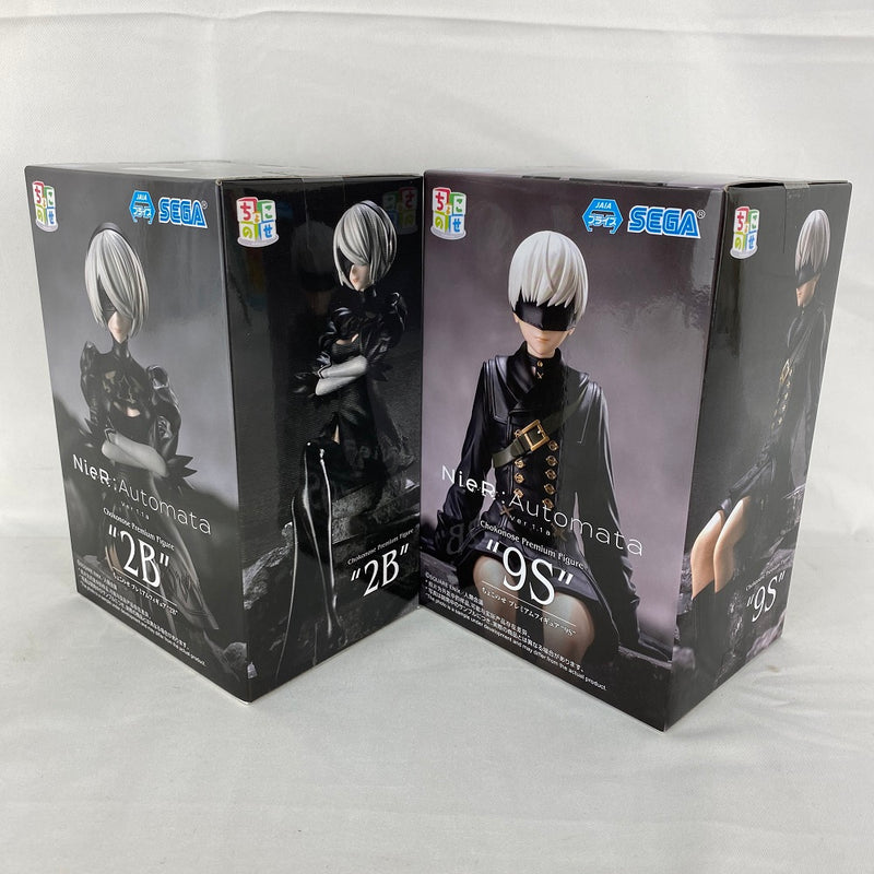 【中古】【未開封】【セット】 「NieR：Automata Ver1.1a」 ちょこのせプレミアムフィギュア “2B/9S” 2種セット＜フィギュア＞（代引き不可）6541