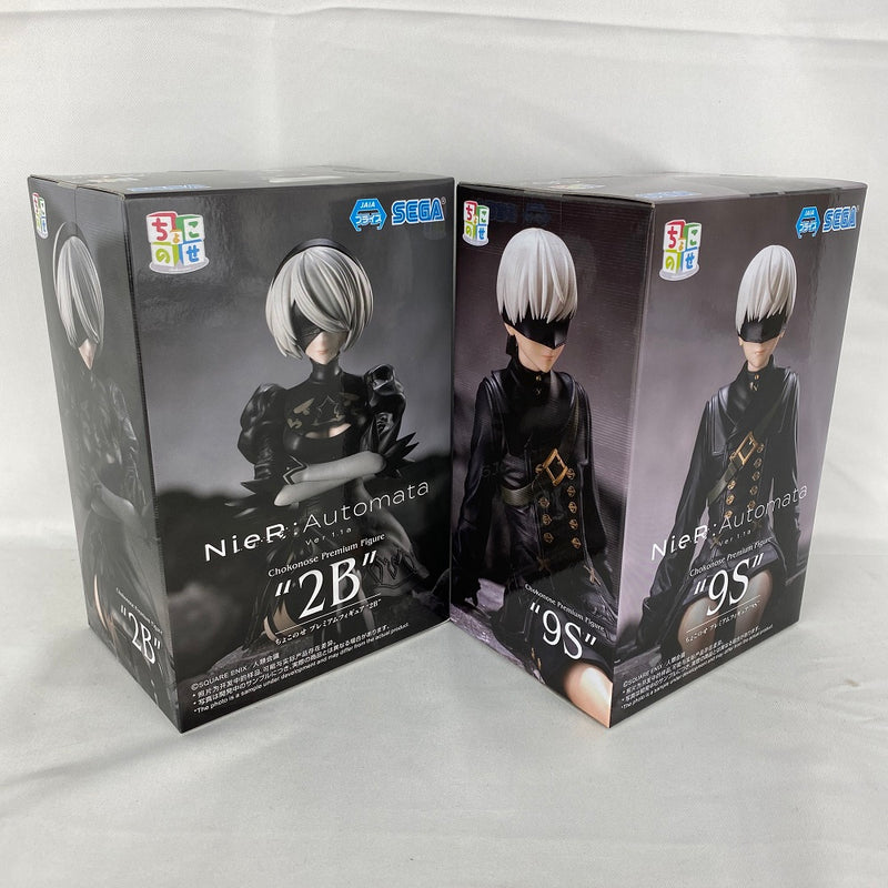 【中古】【未開封】【セット】 「NieR：Automata Ver1.1a」 ちょこのせプレミアムフィギュア “2B/9S” 2種セット＜フィギュア＞（代引き不可）6541