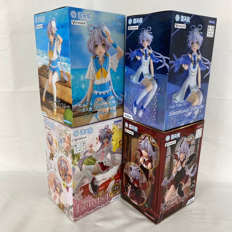 【中古】【未開封】【セット】洛天依 「VOCALOID4 Library 洛天依」 ぬーどるストッパーフィギュア 4種セット＜フィギュア＞（代引き不可）6541