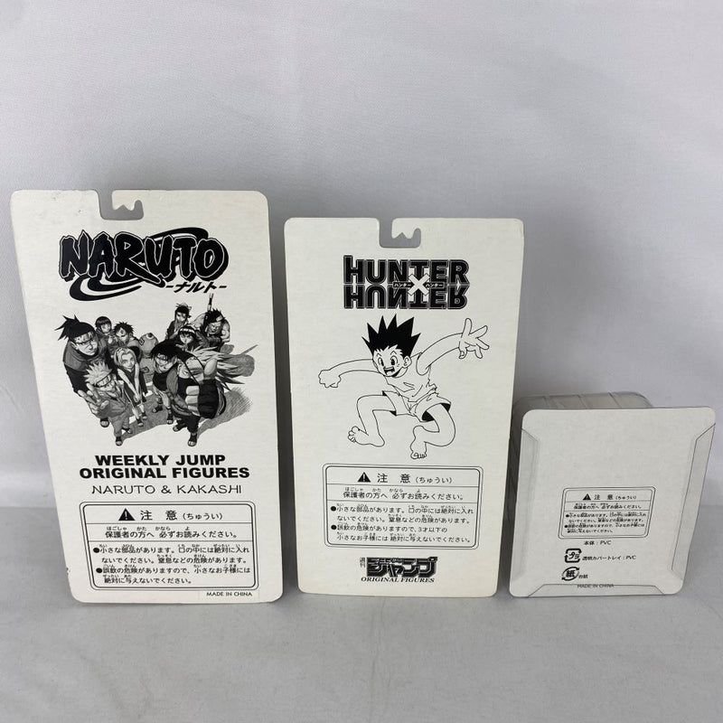 【中古】【開封済】【セット】週刊少年ジャンプオリジナルフィギュア 応募者全員サービス「NARUTO-ナルト-」ナルト&カカシ & 「HUNTER×HUNTER」 ゴン=フリークス & 「いちご100%」東城綾＜フィギュア＞（代引き不可）6541