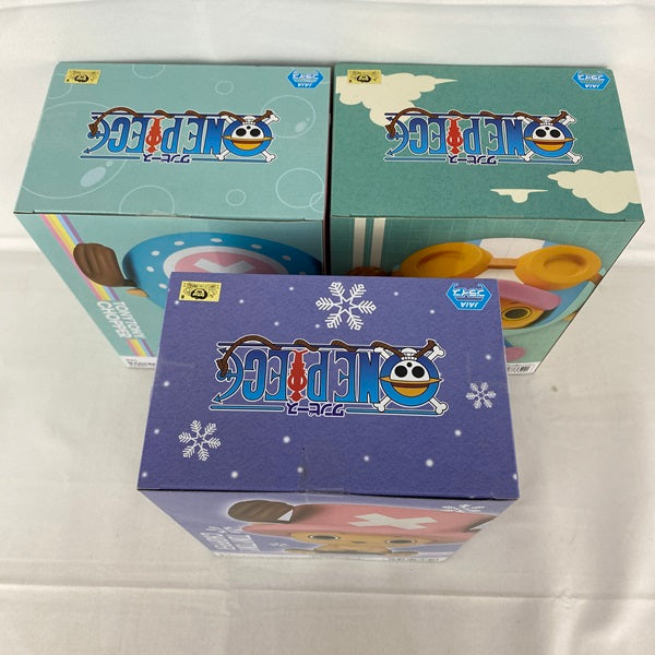 【中古】【未開封】【セット】ワンピース SOFVIMATES〜チョッパー〜　3種＜フィギュア＞（代引き不可）6541