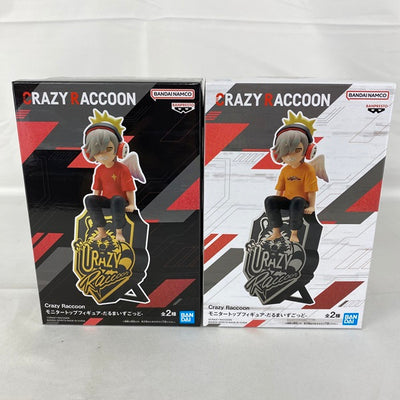 【中古】【セット】【未開封】Crazy Raccoon モニタートップフィギュア-だるまいずごっど- A・B (全2種)＜フィギュア＞...