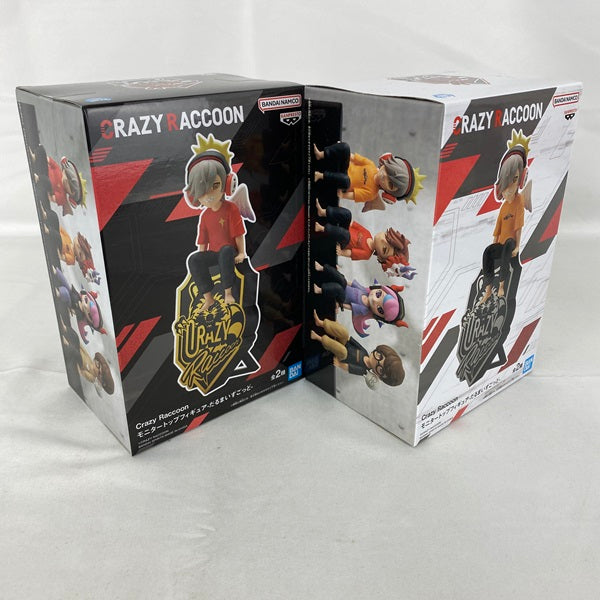 【中古】【セット】【未開封】Crazy Raccoon モニタートップフィギュア-だるまいずごっど- A・B (全2種)＜フィギュア＞（代引き不可）6541