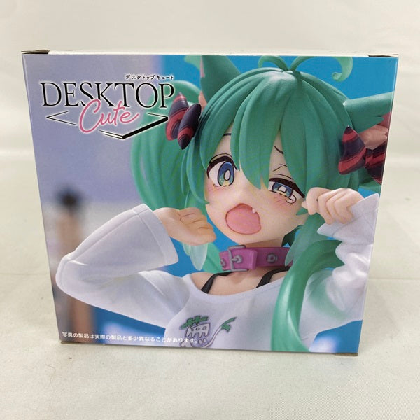 【中古】【未開封】初音ミク　Desktop Cute フィギュア　〜猫耳Tシャツver.〜＜フィギュア＞（代引き不可）6541