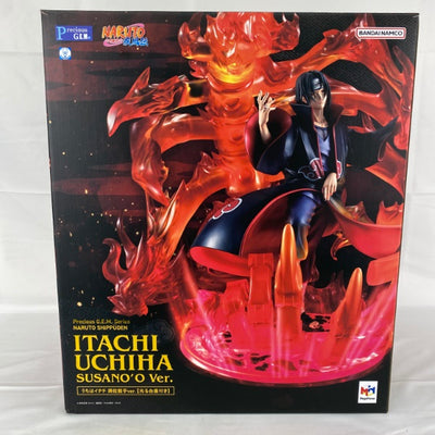 【中古】【開封品】PreciousG.E.M.シリーズ 「NARUTO-ナルト- 疾風伝」 うちはイタチ 須佐能乎ver. 【光る台座...