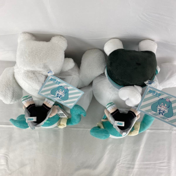 【中古】【未使用】初音ミク×シナモロールLぬいぐるみ/初音ミクオリジナルぬいぐるみ 4点＜おもちゃ＞（代引き不可）6541