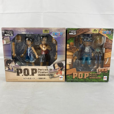 【中古】【未開封】【セット】Portrait.Of.Pirates ワンピースシリーズCB-EX ルフィ＆エース 〜兄弟の絆〜/CB-...