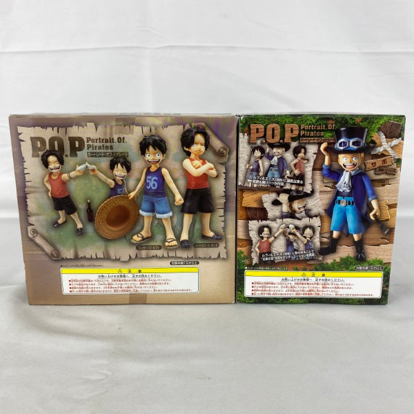 【中古】【未開封】【セット】Portrait.Of.Pirates ワンピースシリーズCB-EX ルフィ＆エース 〜兄弟の絆〜/CB-EX サボ＜フィギュア＞（代引き不可）6541