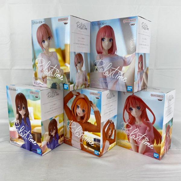 【中古】【未開封】【セット】五等分の花嫁∽ -Relax time- 5点＜フィギュア＞（代引き不可）6541