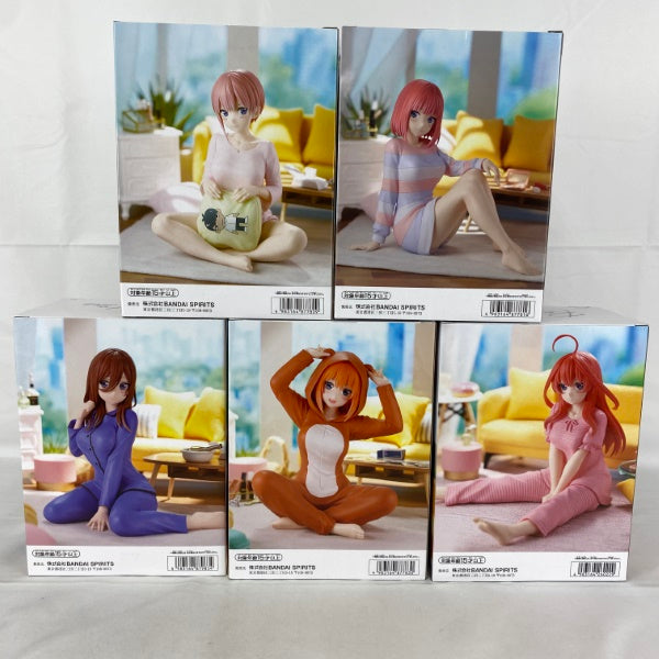 【中古】【未開封】【セット】五等分の花嫁∽ -Relax time- 5点＜フィギュア＞（代引き不可）6541