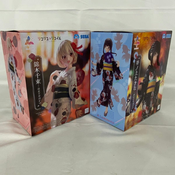 【中古】【未開封】【セット】リコリス・リコイルLuminasta“錦木千束 /井ノ上たきな‐ 浴衣でお出かけ”＜フィギュア＞（代引き不可）6541