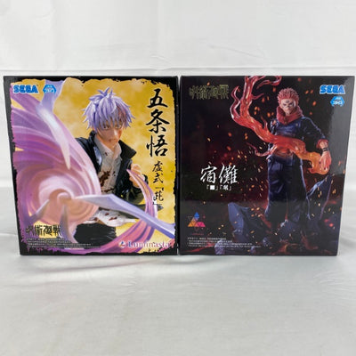 【中古】【未開封】【セット】呪術廻戦懐玉・玉折Luminasta“五条悟”虚式「紫」/呪術廻戦Luminasta“宿儺”「■」「開」＜...