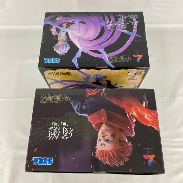 【中古】【未開封】【セット】呪術廻戦懐玉・玉折Luminasta“五条悟”虚式「紫」/呪術廻戦Luminasta“宿儺”「■」「開」＜フィギュア＞（代引き不可）6541