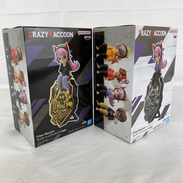 【中古】【未開封】【セット】Crazy Raccoon モニタートップフィギュア-Selly- 2点＜フィギュア＞（代引き不可）6541