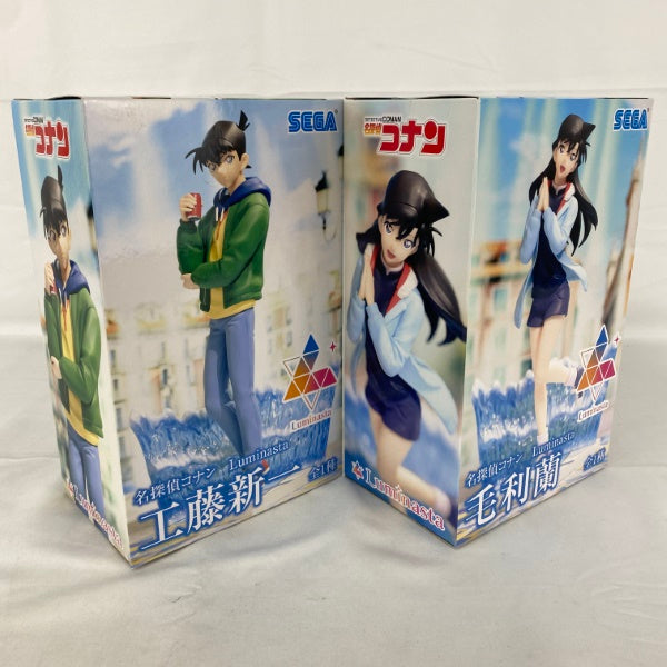 【中古】【未開封】【セット】名探偵コナンLuminasta “工藤新一” “毛利蘭”＜フィギュア＞（代引き不可）6541