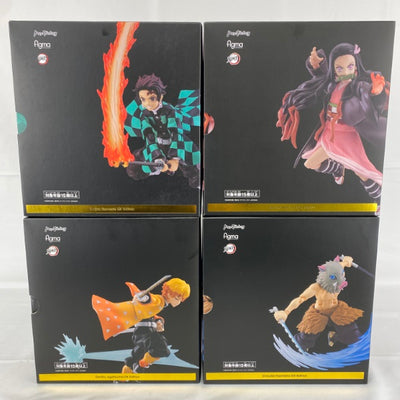 【中古】【未開封】【セット】鬼滅の刃 figma 竈門炭治郎/竈門禰豆子/我妻善逸/嘴平伊之助 DXエディション＜フィギュア＞（代引き...