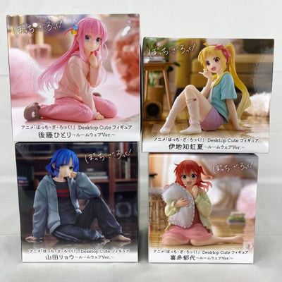 【中古】【未開封】【セット】アニメ「ぼっち・ざ・ろっく！」 Desktop Cute フィギュア 〜ルームウェアVer.〜 4点＜フィ...