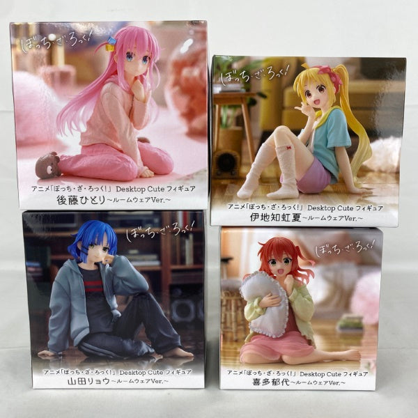 【中古】【未開封】【セット】アニメ「ぼっち・ざ・ろっく！」 Desktop Cute フィギュア 〜ルームウェアVer.〜 4点＜フィギュア＞（代引き不可）6541