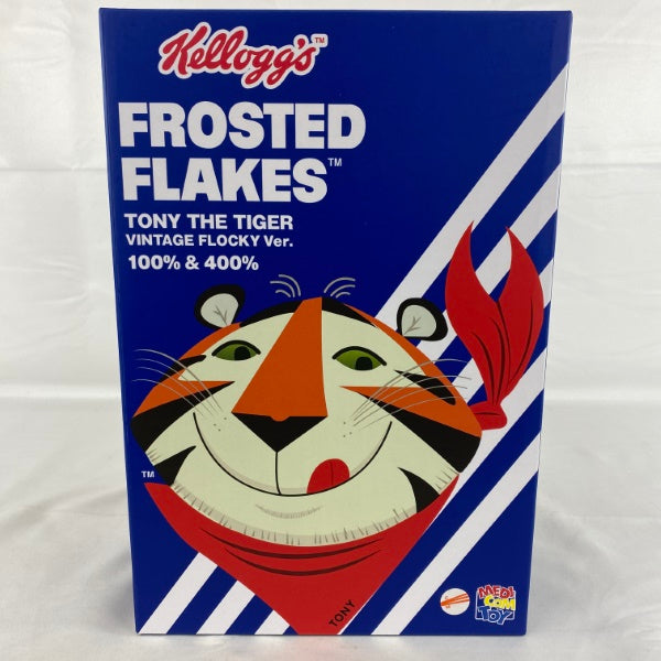 【中古】【未開封】BE@RBRICK TONY THE TIGER VINTAGE FLOCKY Ver.100％ & 400％＜フィギュア＞（代引き不可）6541