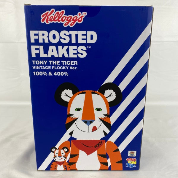 【中古】【未開封】BE@RBRICK TONY THE TIGER VINTAGE FLOCKY Ver.100％ & 400％＜フィギュア＞（代引き不可）6541